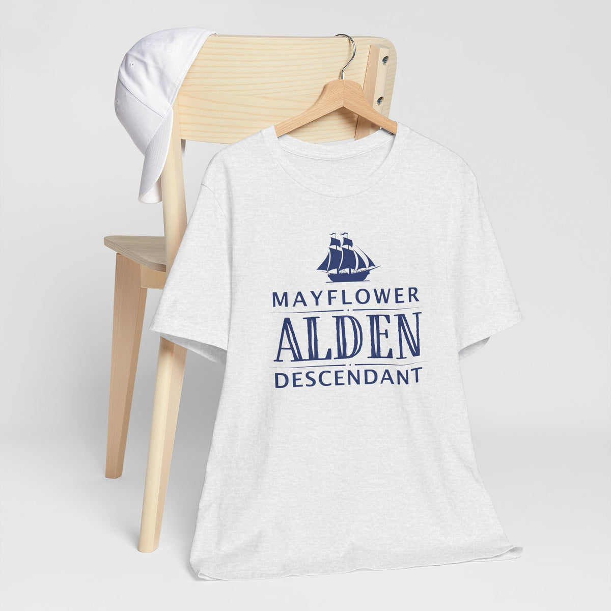 Alden Mayflower Descendant T-Shirt | Family Heritage Tee