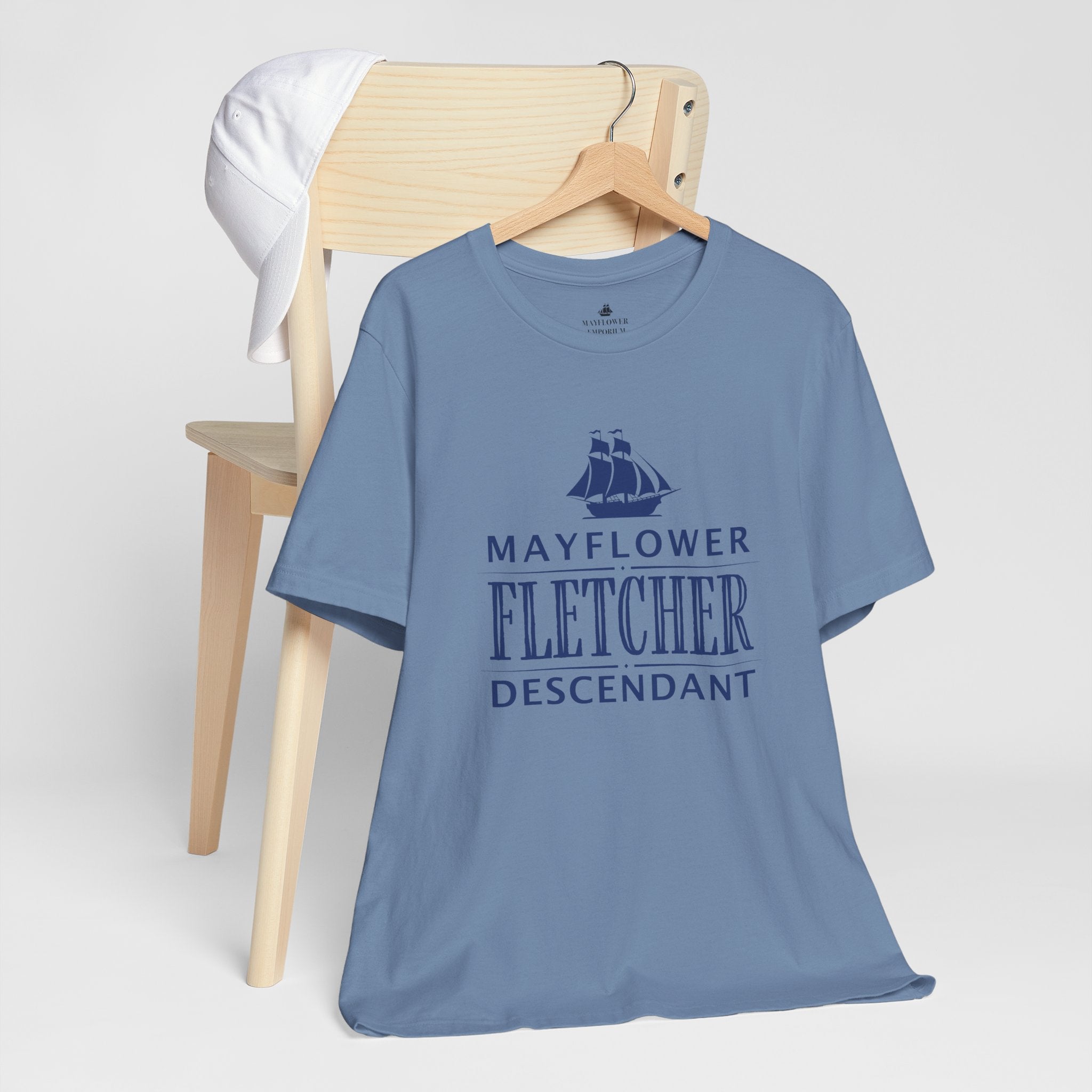Fletcher Mayflower Descendant T-Shirt | Family Heritage Tee