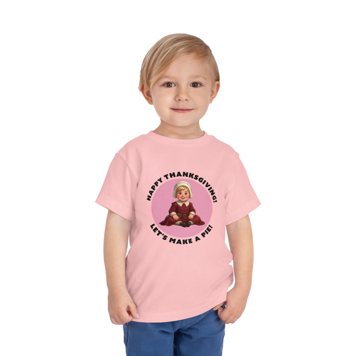 Toddler Girl's "Happy Thanksgiving" Tee
