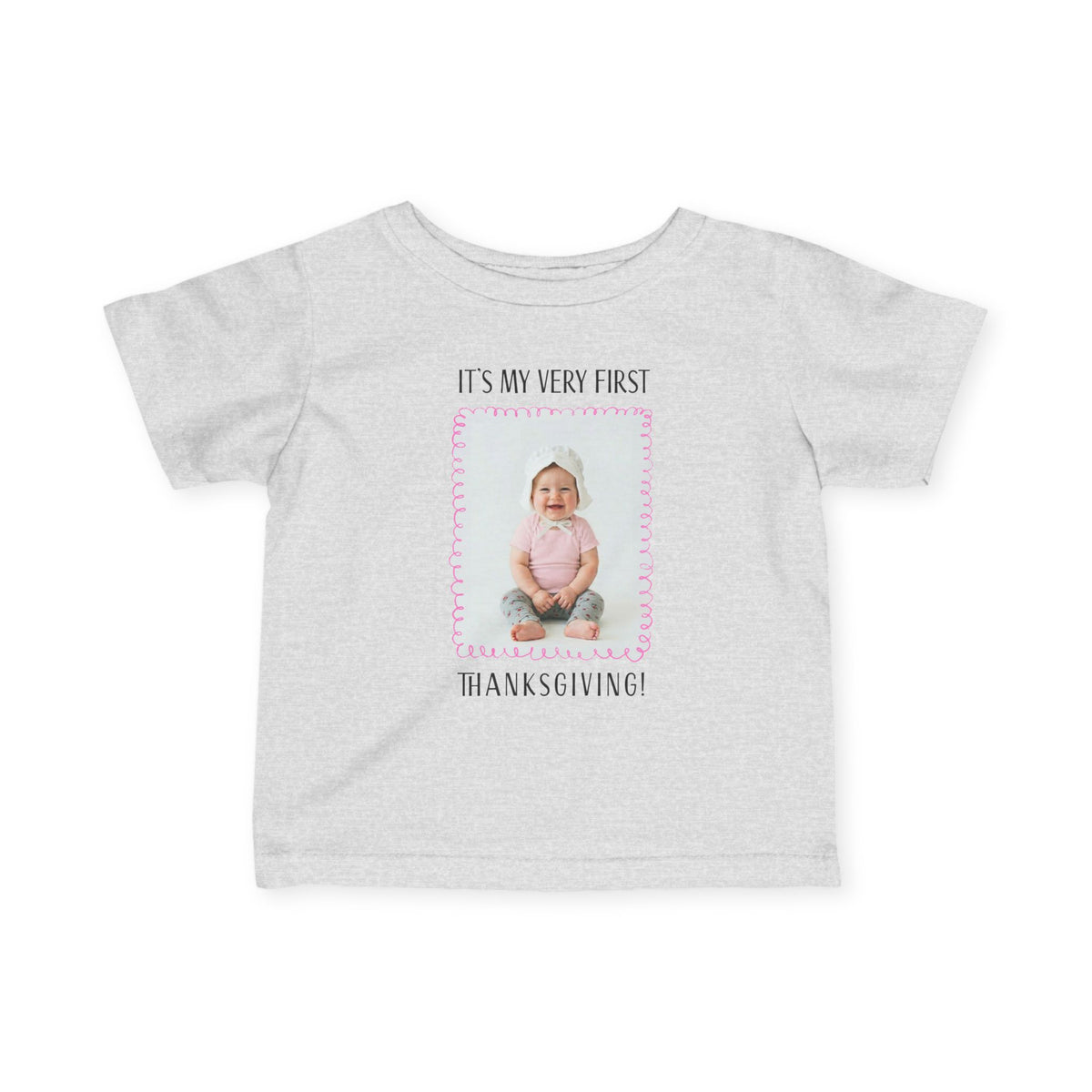 Infant Girl's "First Thanksgiving" Tee