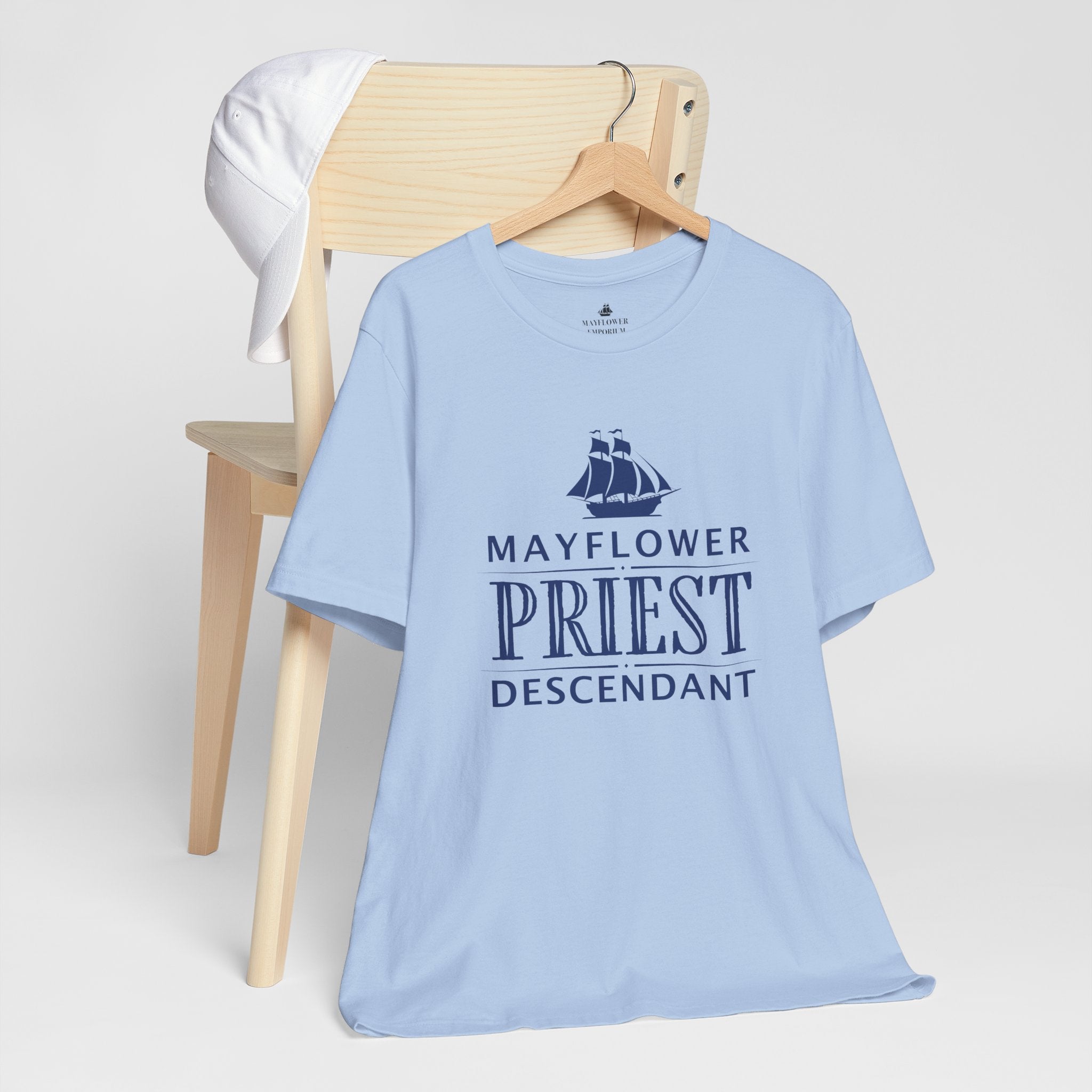 Priest Mayflower Descendant T-Shirt | Family Heritage Tee