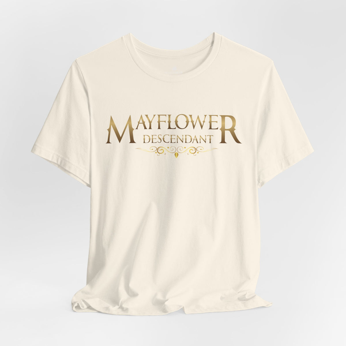 Mayflower Descendant "Framed in Gold" T‑Shirt — Extra Large Sizes
