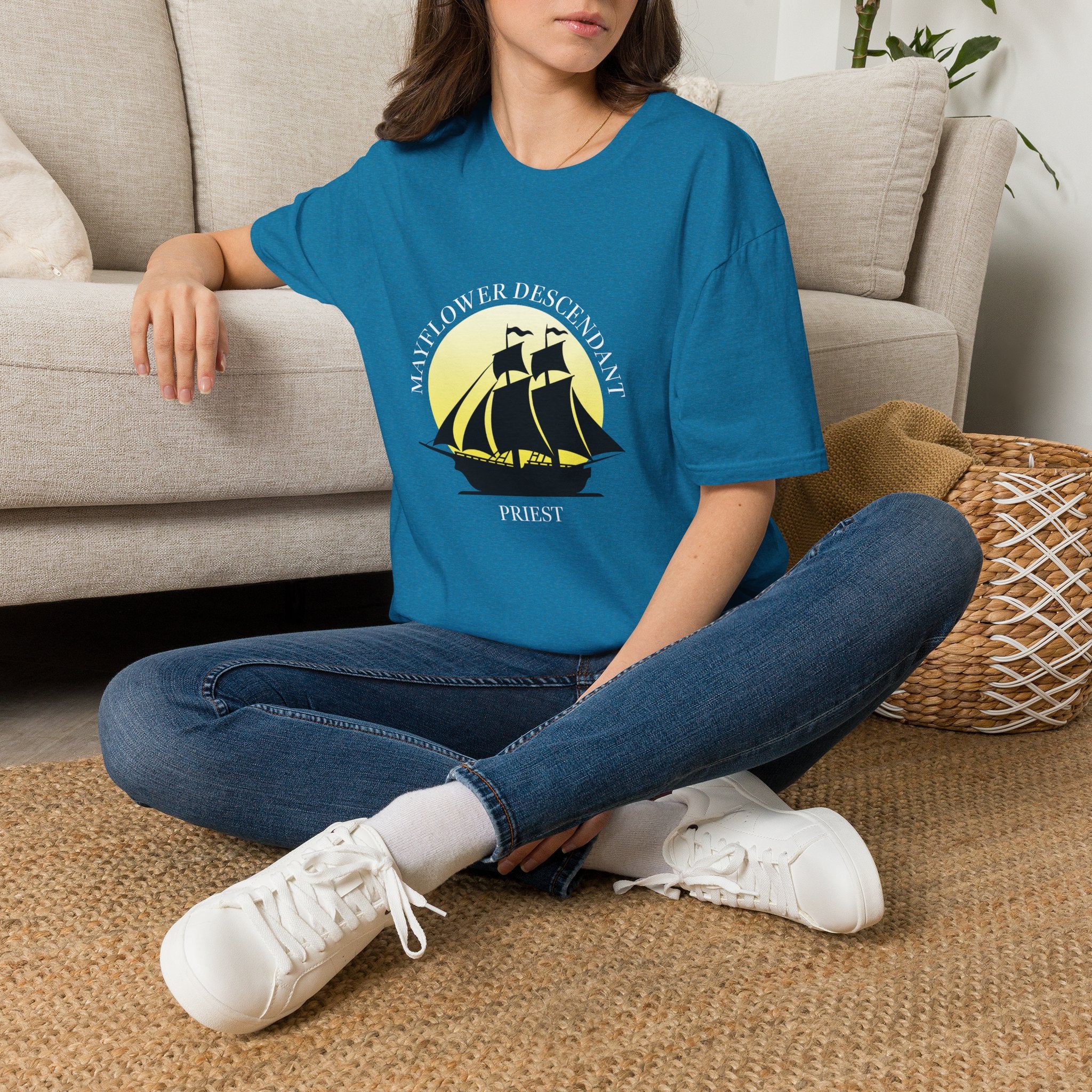 Mayflower and Moonlight T‑Shirt — Priest Descendant