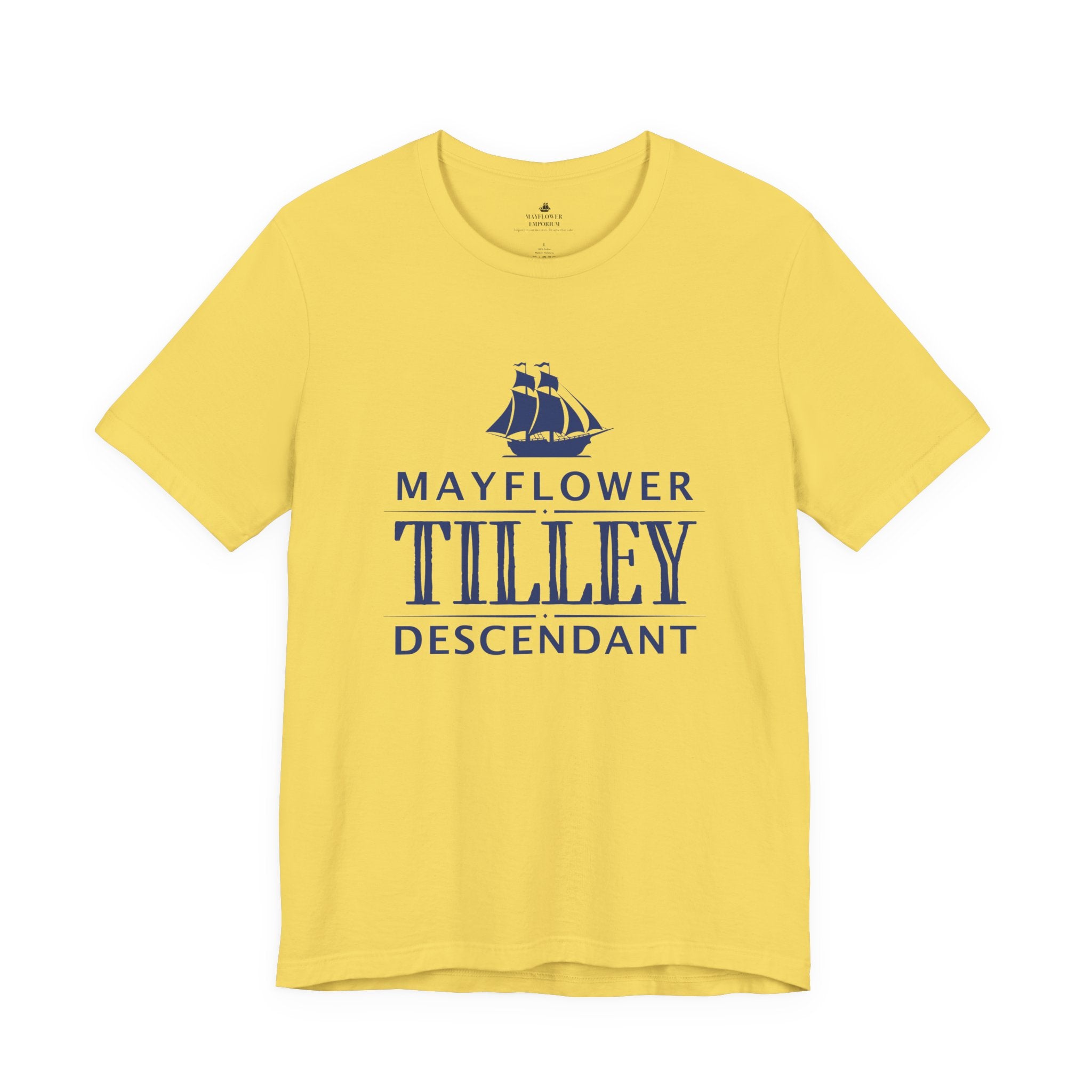 Tilley Mayflower Descendant T-Shirt | Family Heritage Tee