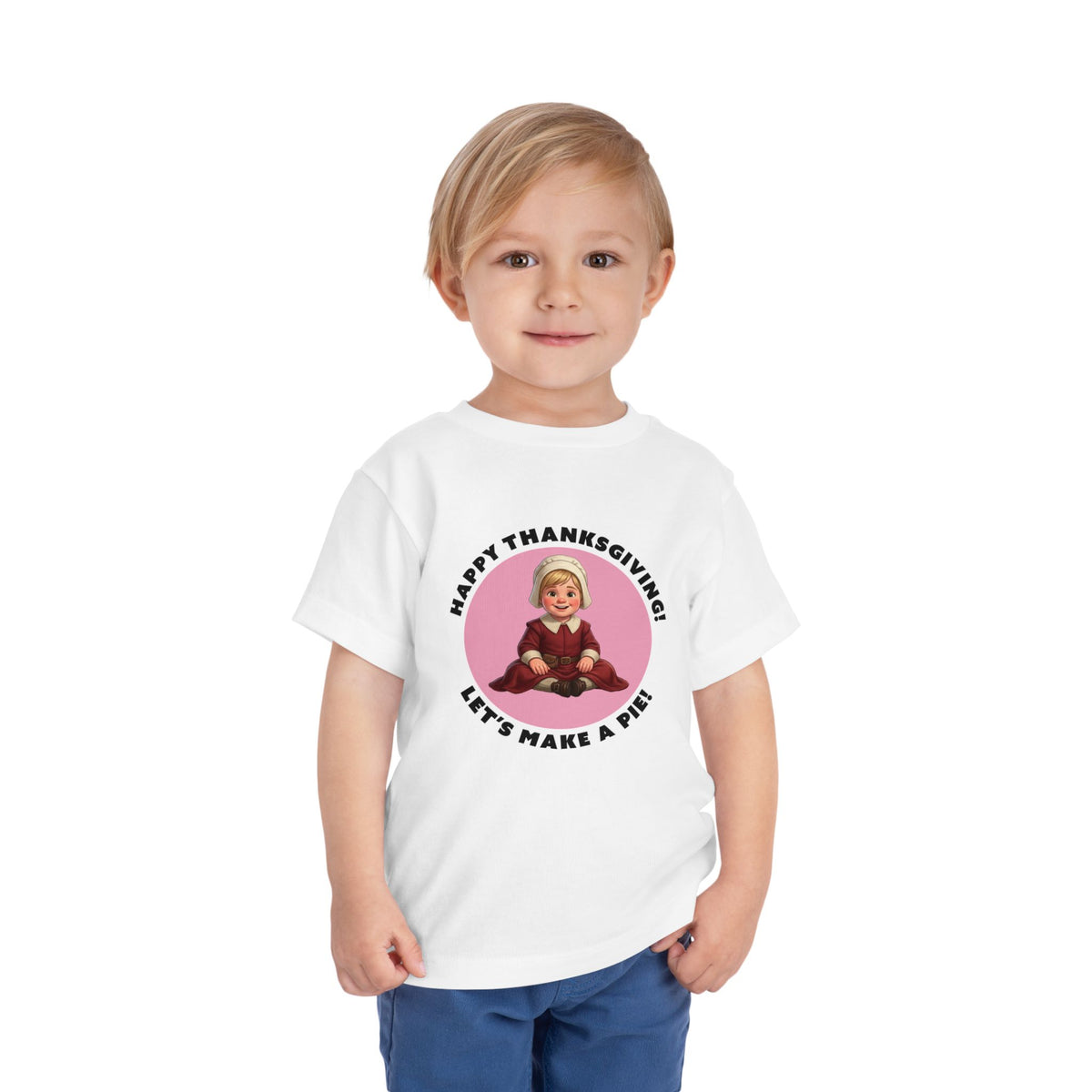 Toddler Girl's "Happy Thanksgiving" Tee