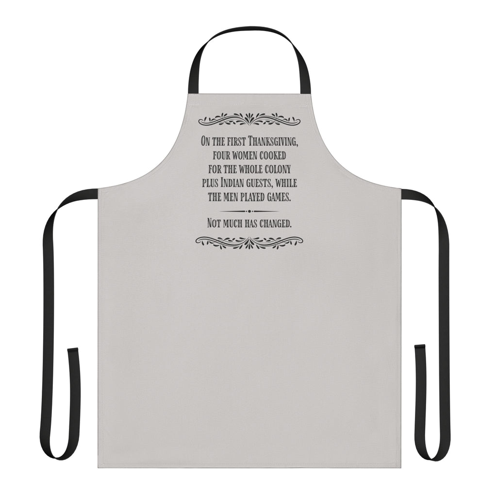 Thanksgiving Kitchen Apron with a Funny Message