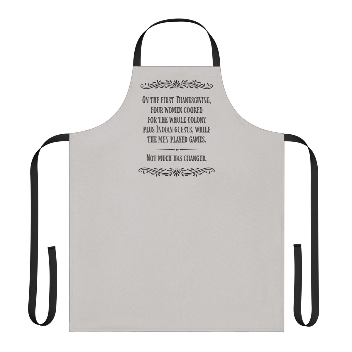 Thanksgiving Kitchen Apron with a Funny Message