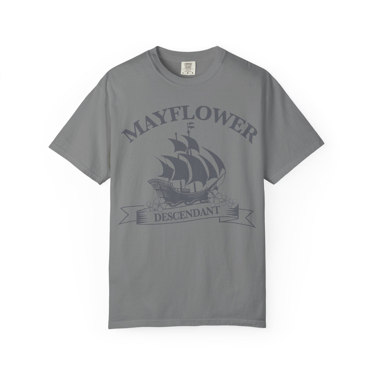 Mayflower Descendant T-Shirt | Pilgrim Ship Heritage Tee