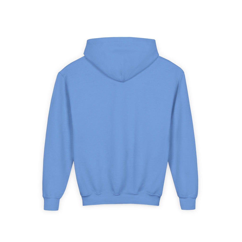 Youth Mayflower Descendant Hoodie - Pilgrim Girl Illustration