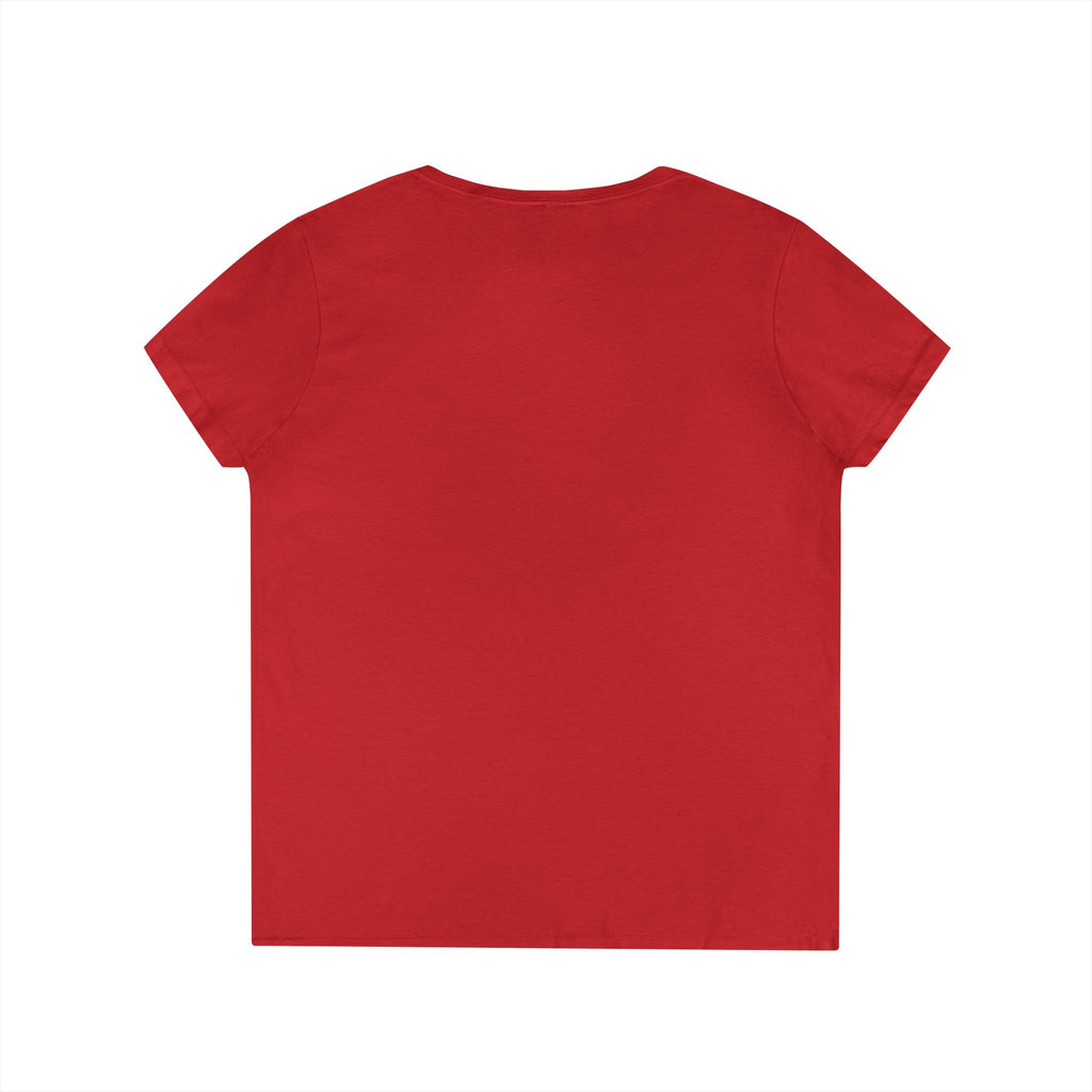 "Mayflower Maiden" Portrait V-Neck Tee - Extra Large Sizes