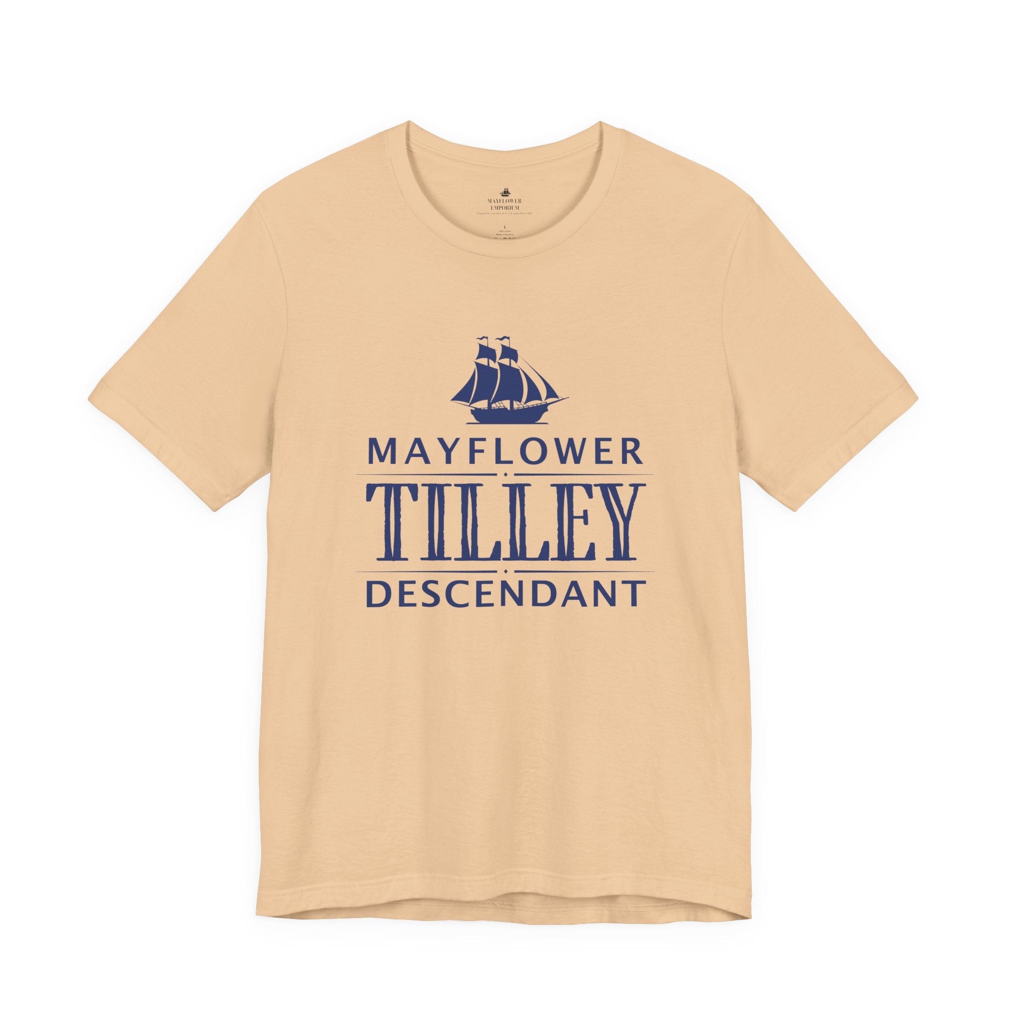 Tilley Mayflower Descendant T-Shirt | Family Heritage Tee