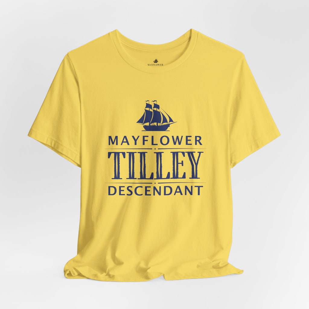 Tilley Mayflower Descendant T-Shirt | Family Heritage Tee