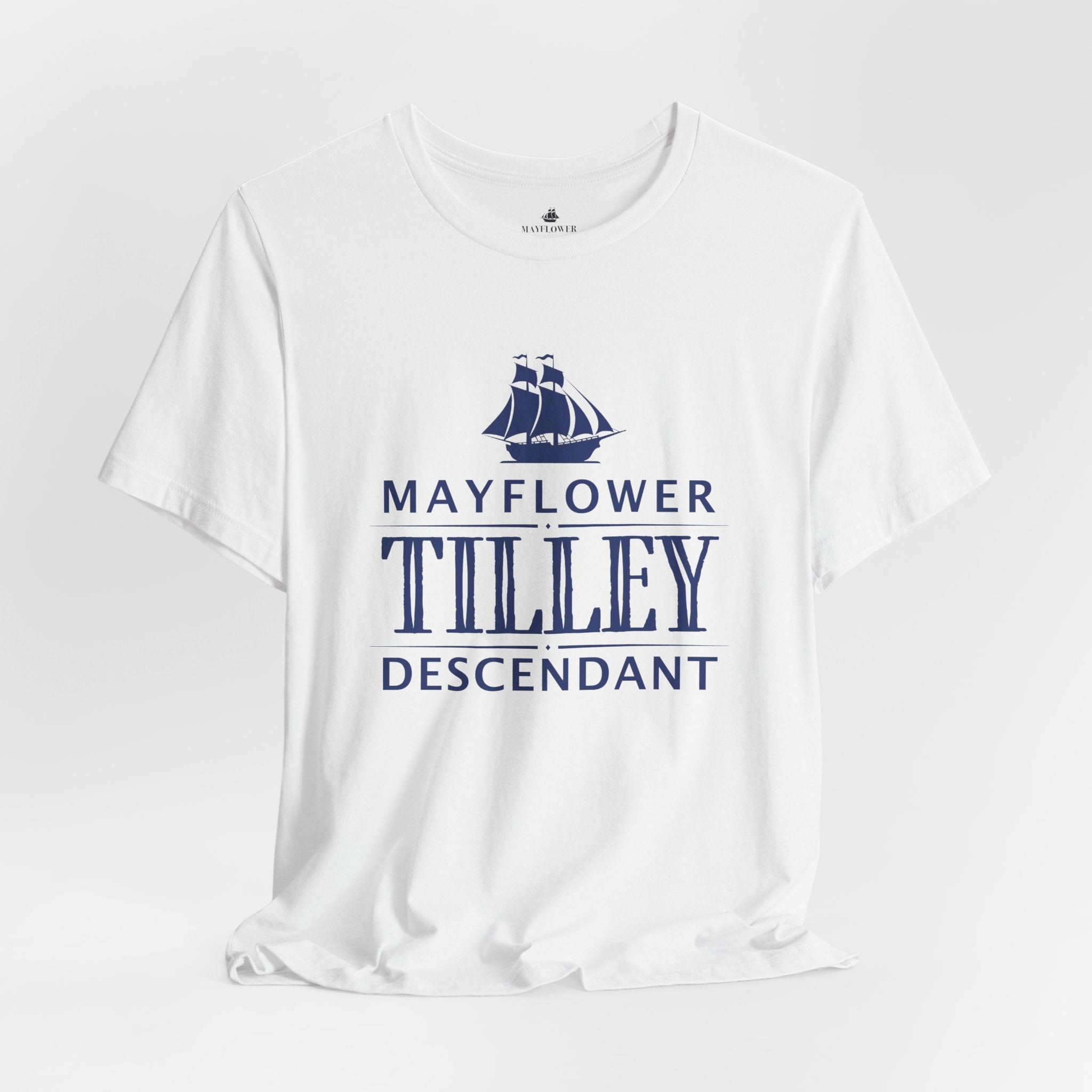 Tilley Mayflower Descendant T-Shirt | Family Heritage Tee
