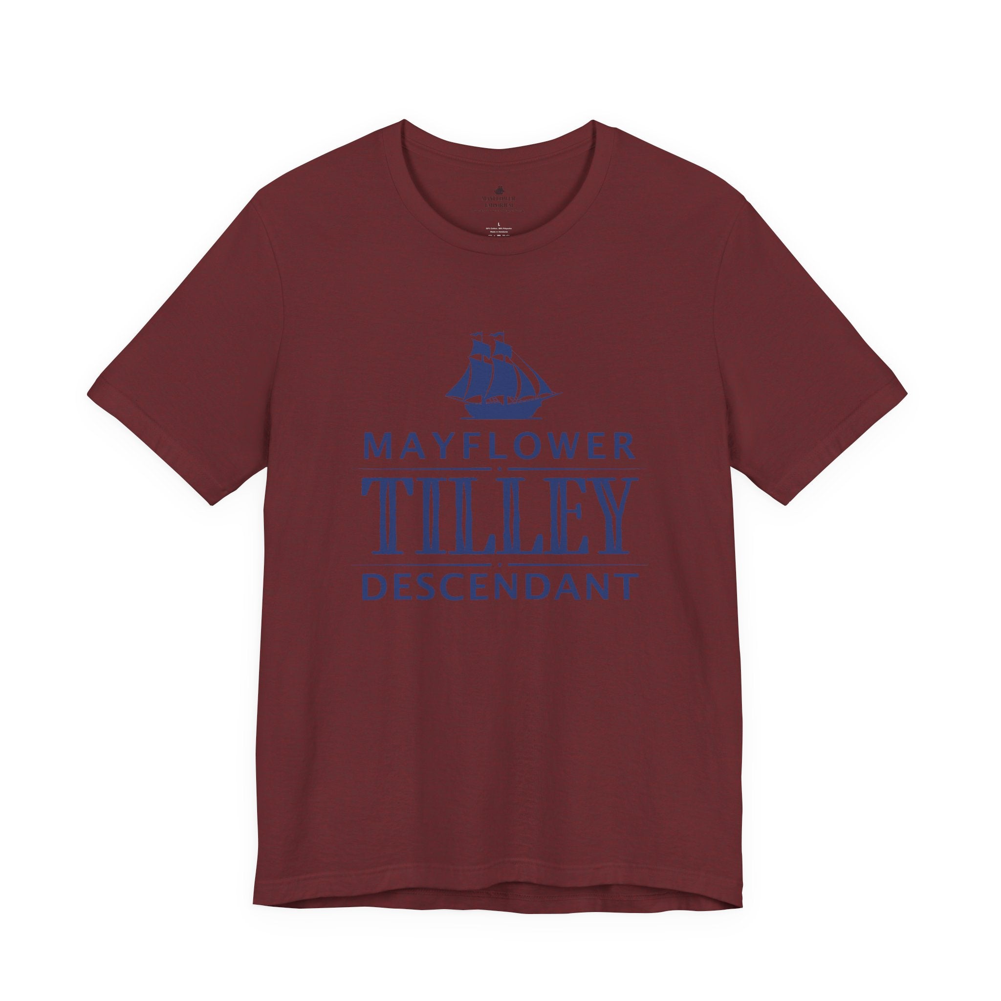 Tilley Mayflower Descendant T-Shirt | Family Heritage Tee