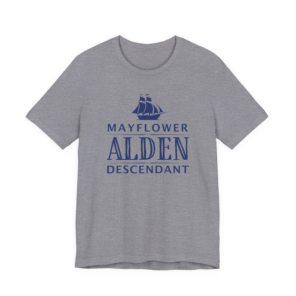 Alden Mayflower Descendant T-Shirt | Family Heritage Tee