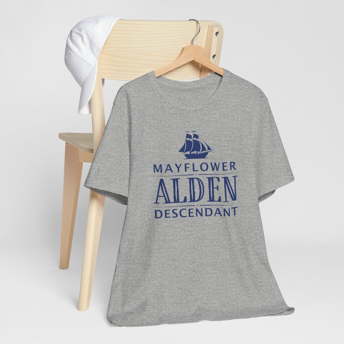 Alden Mayflower Descendant T-Shirt | Family Heritage Tee