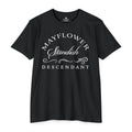 Mayflower Surname T-shirt | Antique Script with Graceful Flourishes