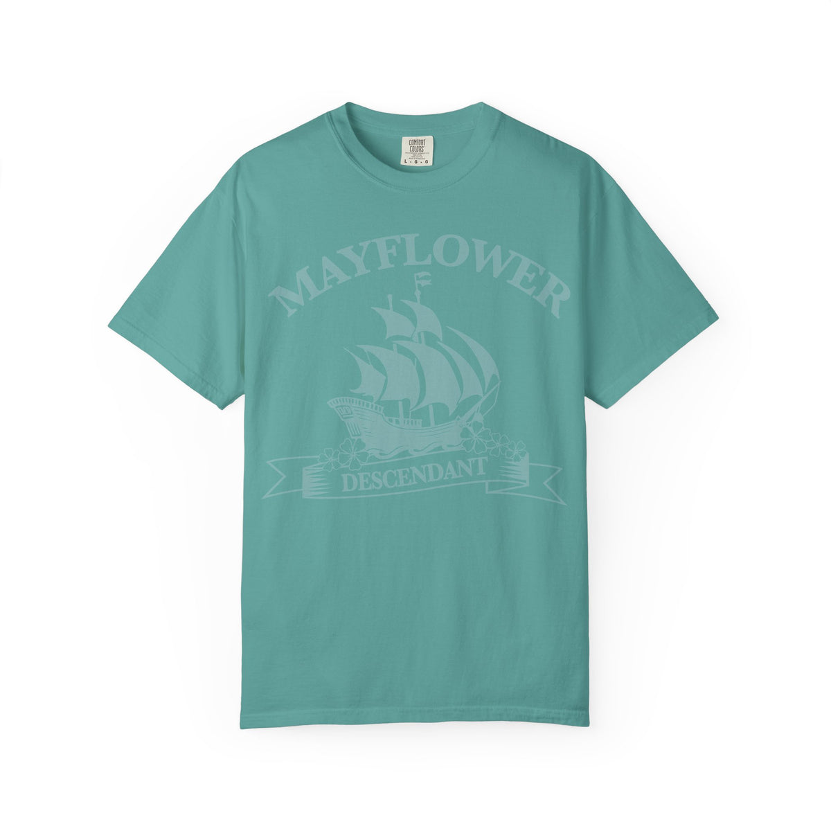 Mayflower Descendant T-Shirt | Pilgrim Ship Heritage Tee