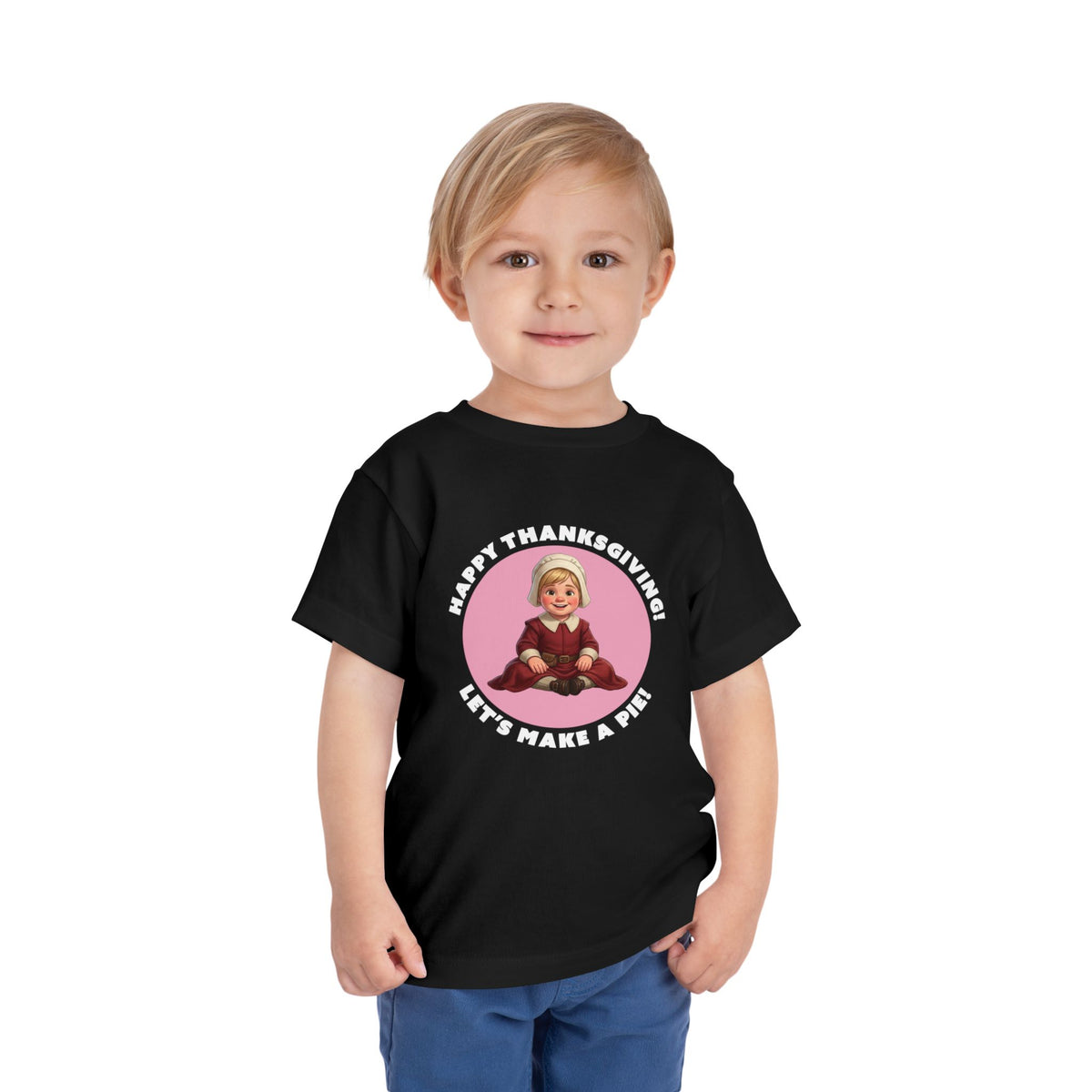 Toddler Girl's "Happy Thanksgiving" Tee