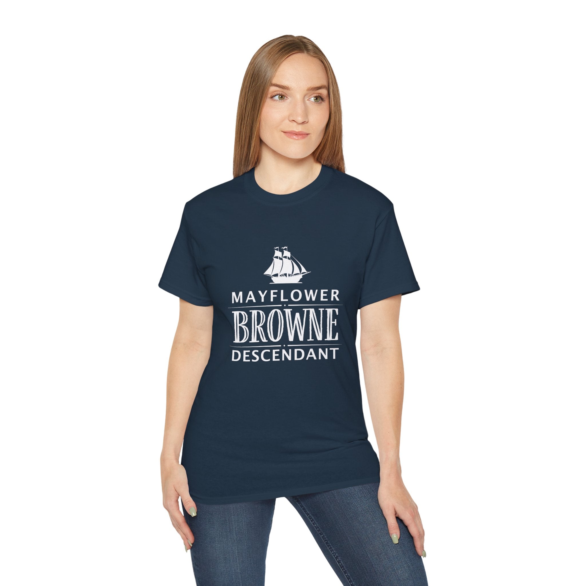 Peter Browne Descendant Dark T-Shirt | Mayflower Heritage Tee
