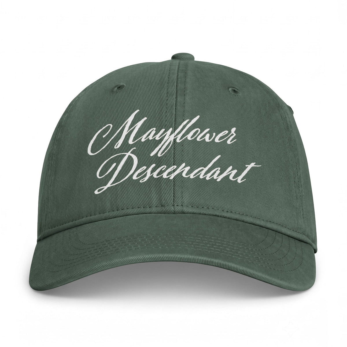 "Mayflower Descendant" Classic Baseball Cap in Heritage Colors