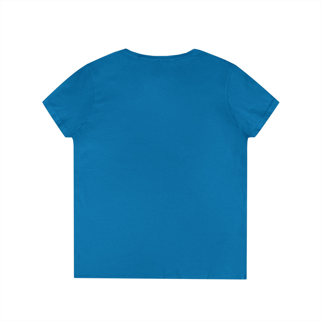 "Mayflower Maiden" Portrait V-Neck Tee - Extra Large Sizes