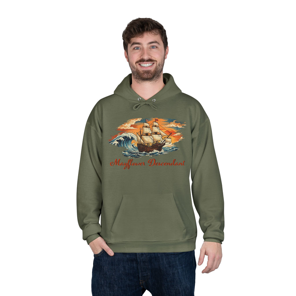 Full Sail Mayflower Descendant Pullover Hoodie - Extra Large Sizes