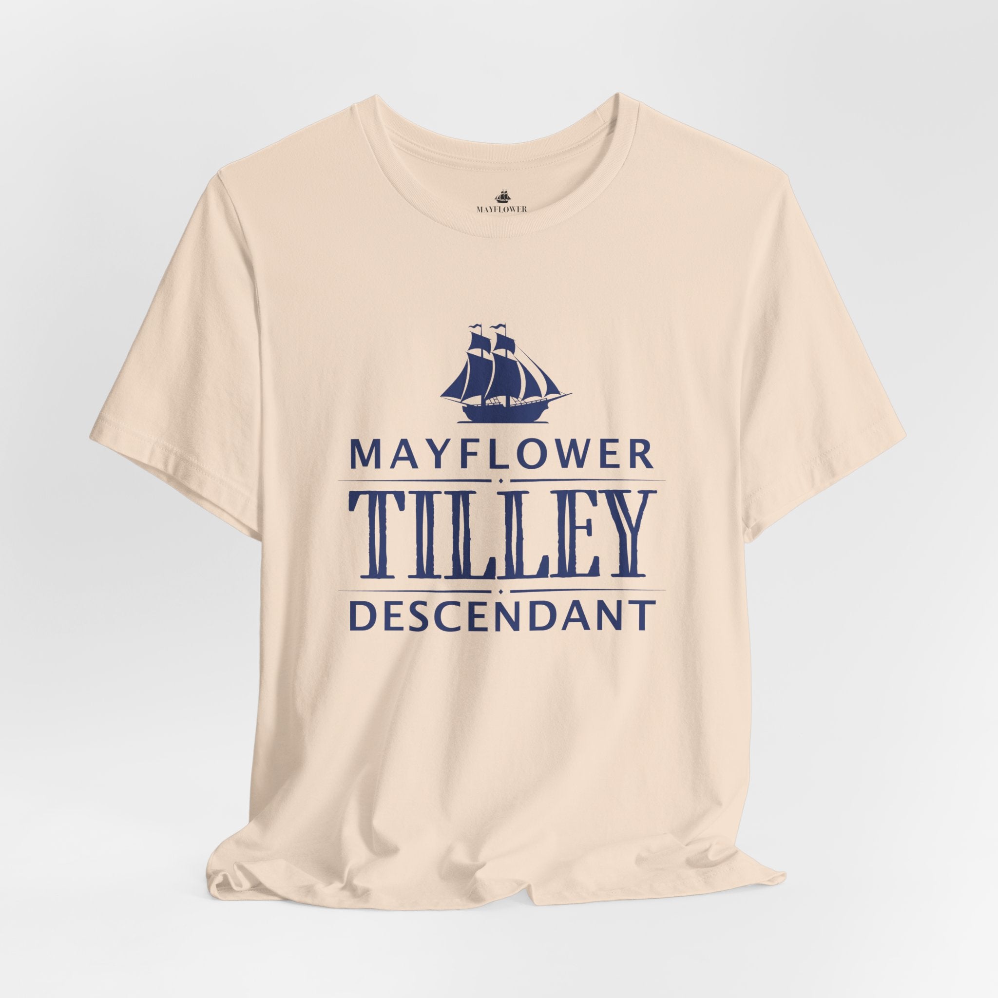 Tilley Mayflower Descendant T-Shirt | Family Heritage Tee