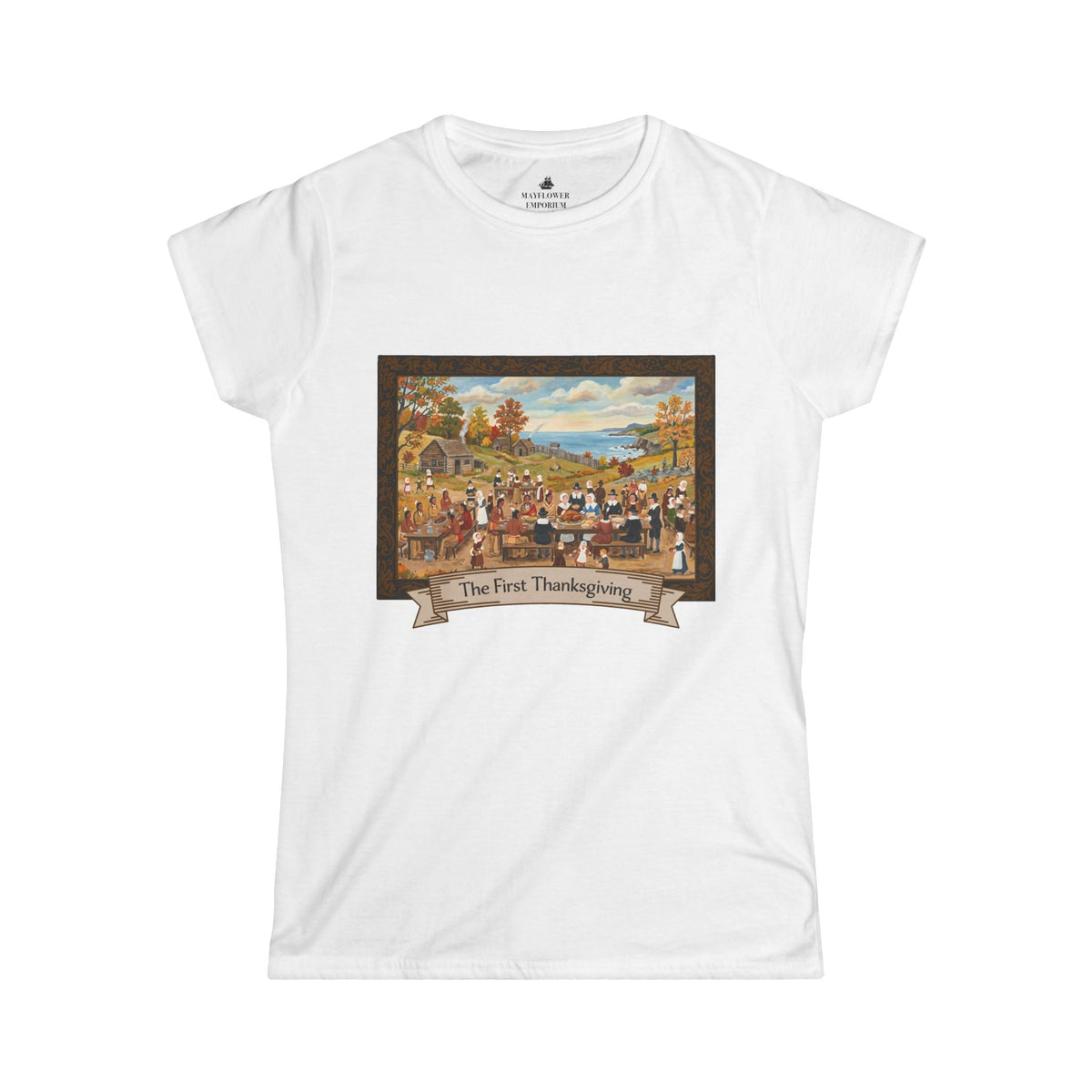 Women's "First Thanksgiving" Relaxed T-Shirt