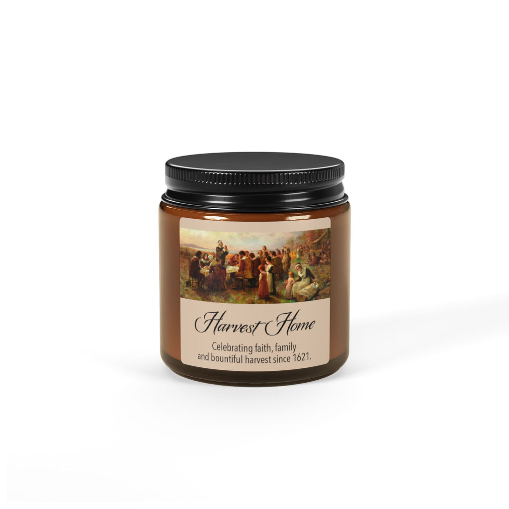 Mayflower "Harvest Home" Scented Soy Candle — Amber Jar (4 oz.)