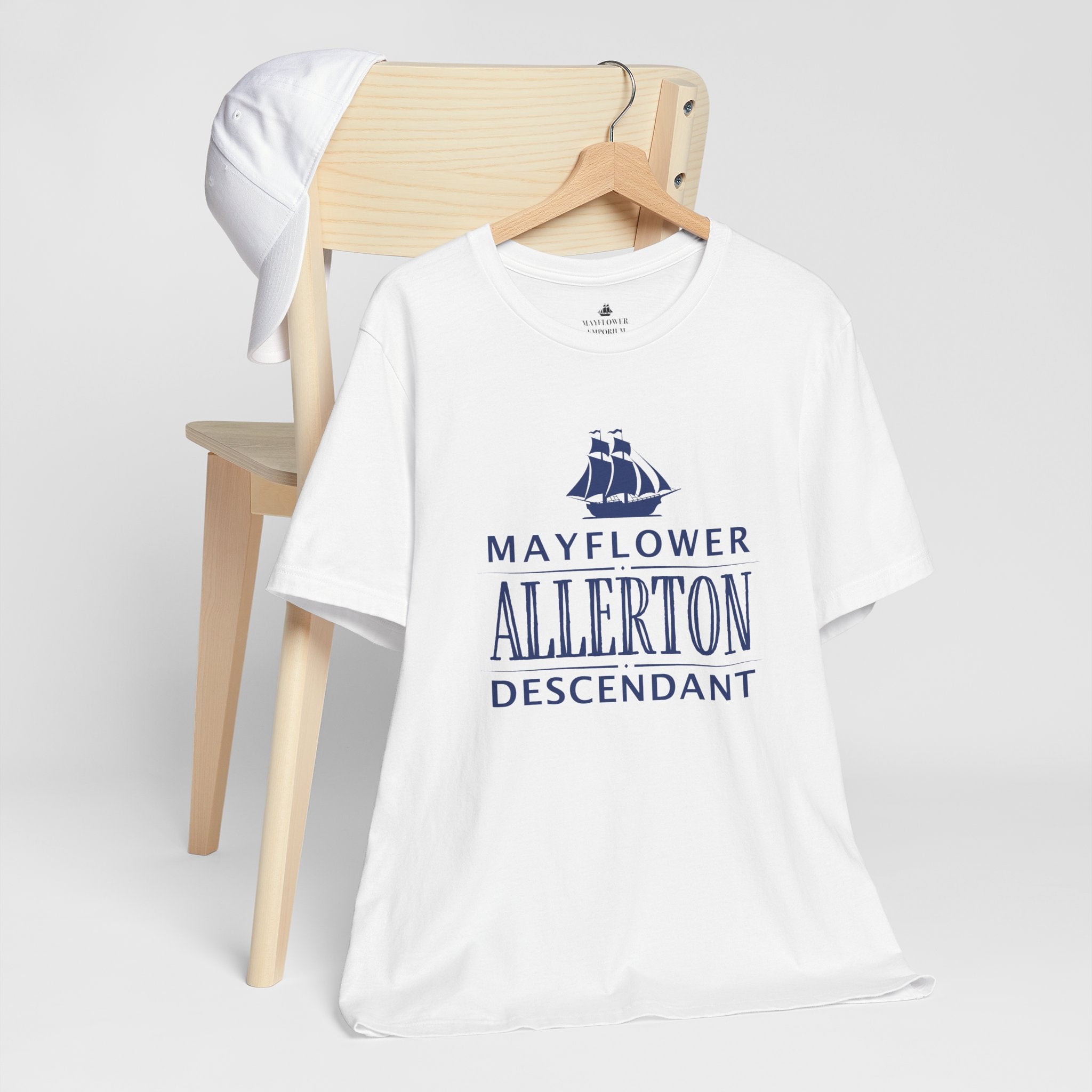 Allerton Mayflower Descendant T-Shirt | Family Heritage Tee