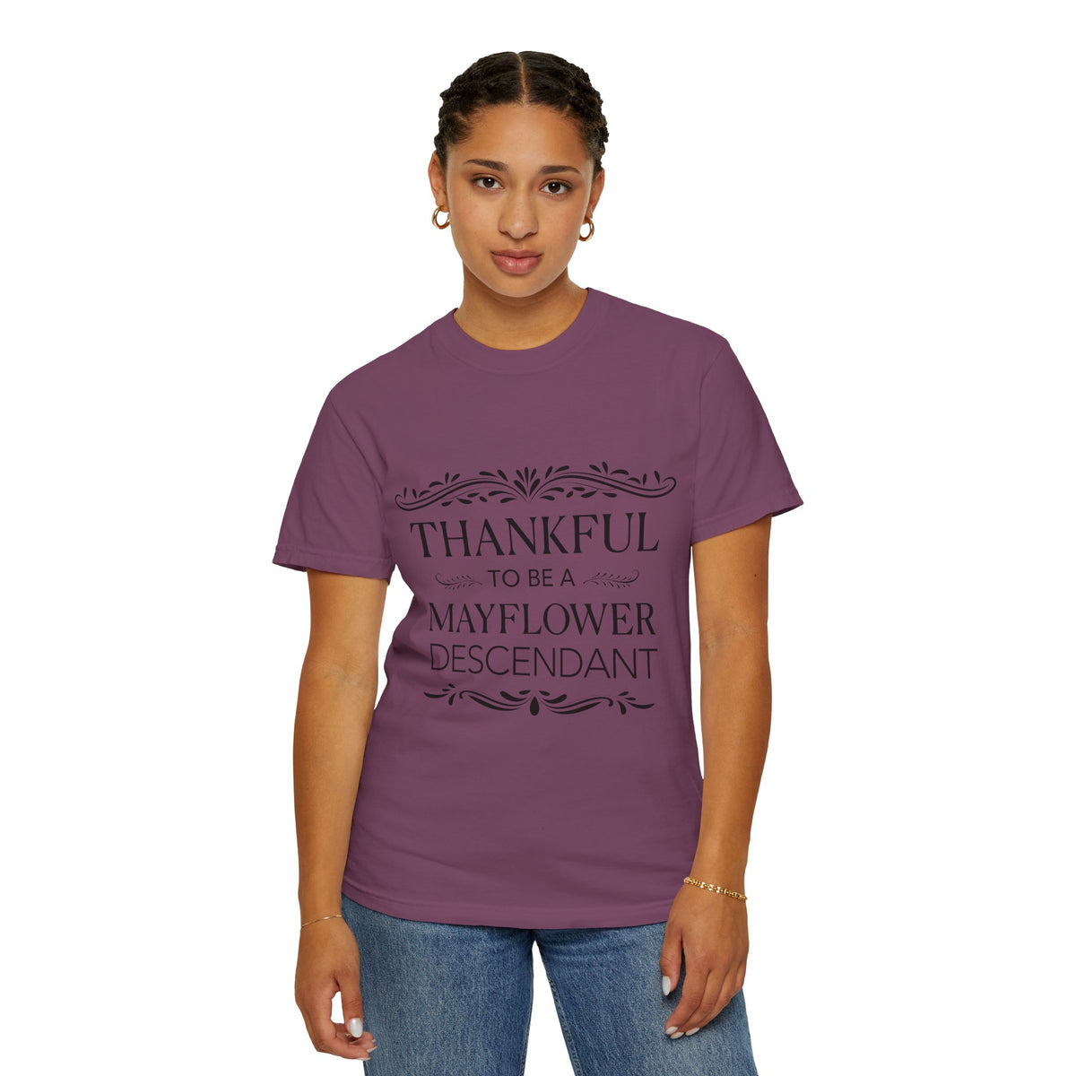 Mayflower Descendant Thanksgiving T-Shirt