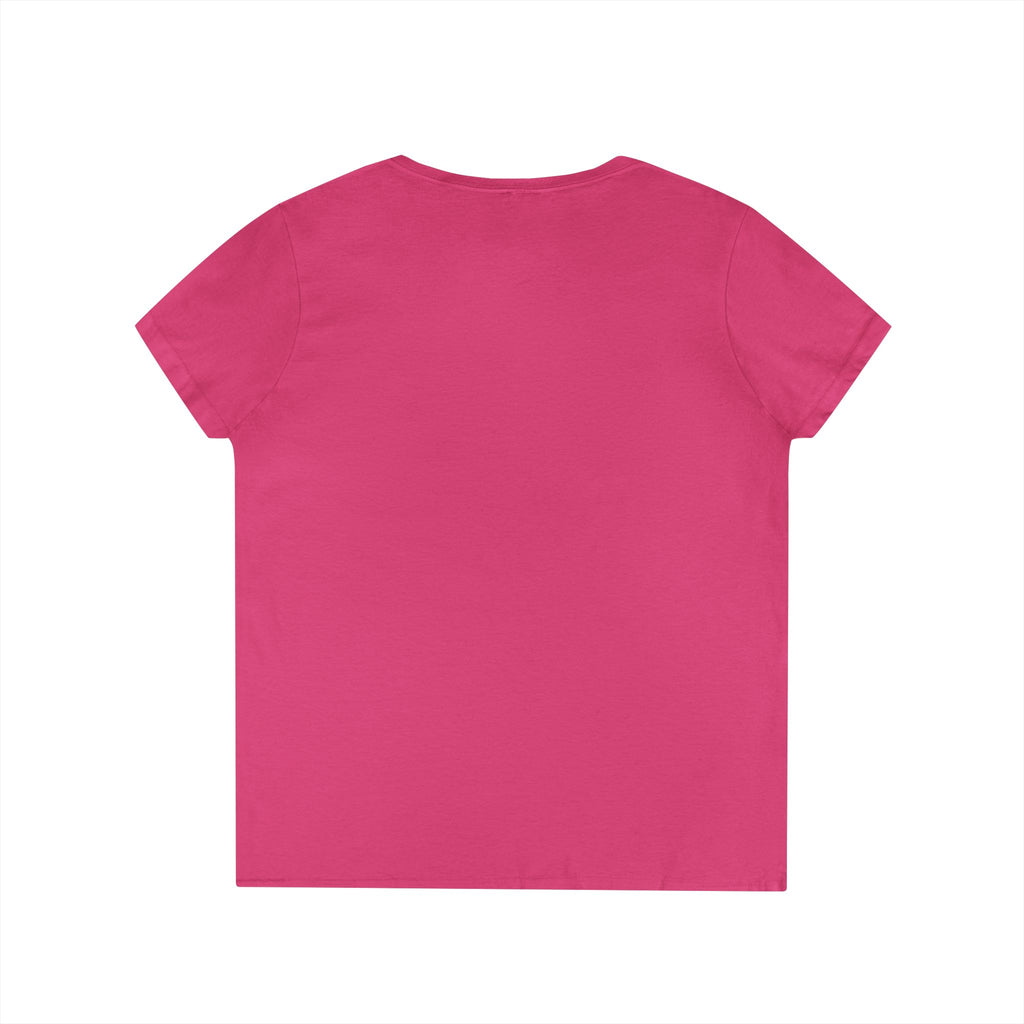 "Mayflower Maiden" Portrait V-Neck Tee - Extra Large Sizes