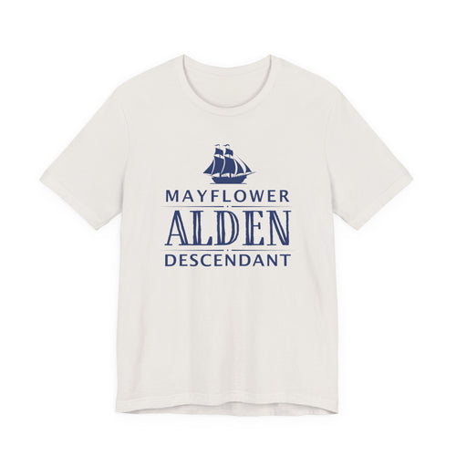 Alden Mayflower Descendant T-Shirt | Family Heritage Tee