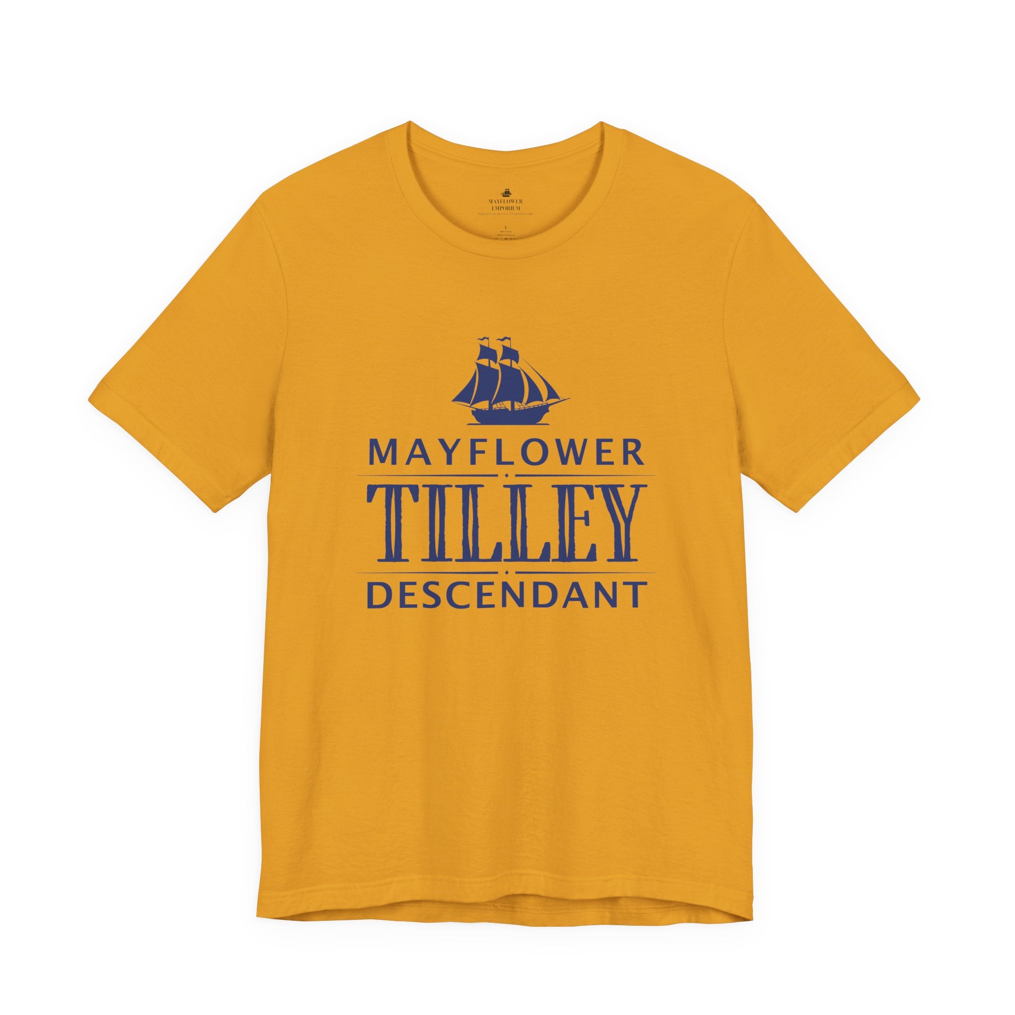Tilley Mayflower Descendant T-Shirt | Family Heritage Tee