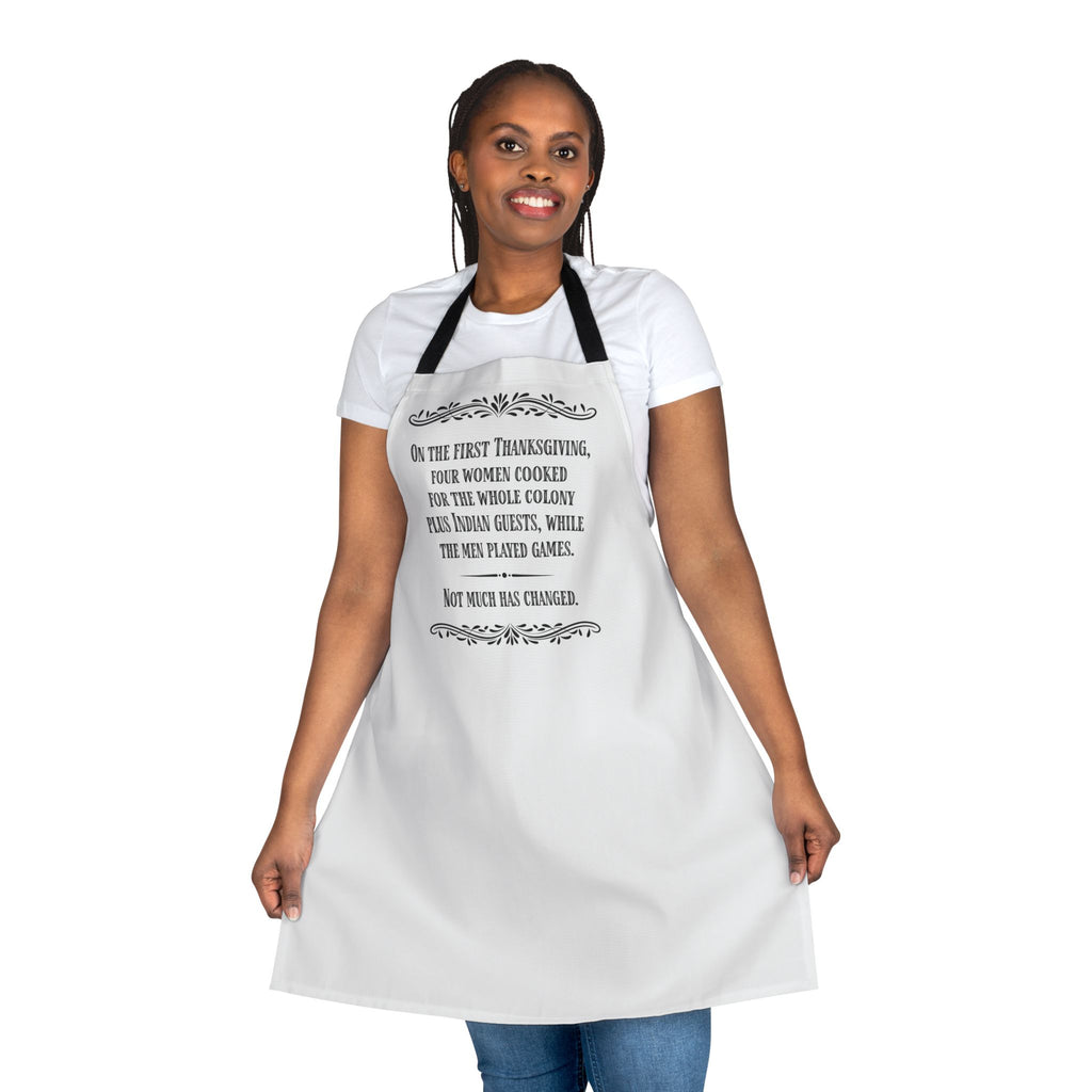 Thanksgiving Apron — Funny Vintage Quote Apron for Holiday Cooking