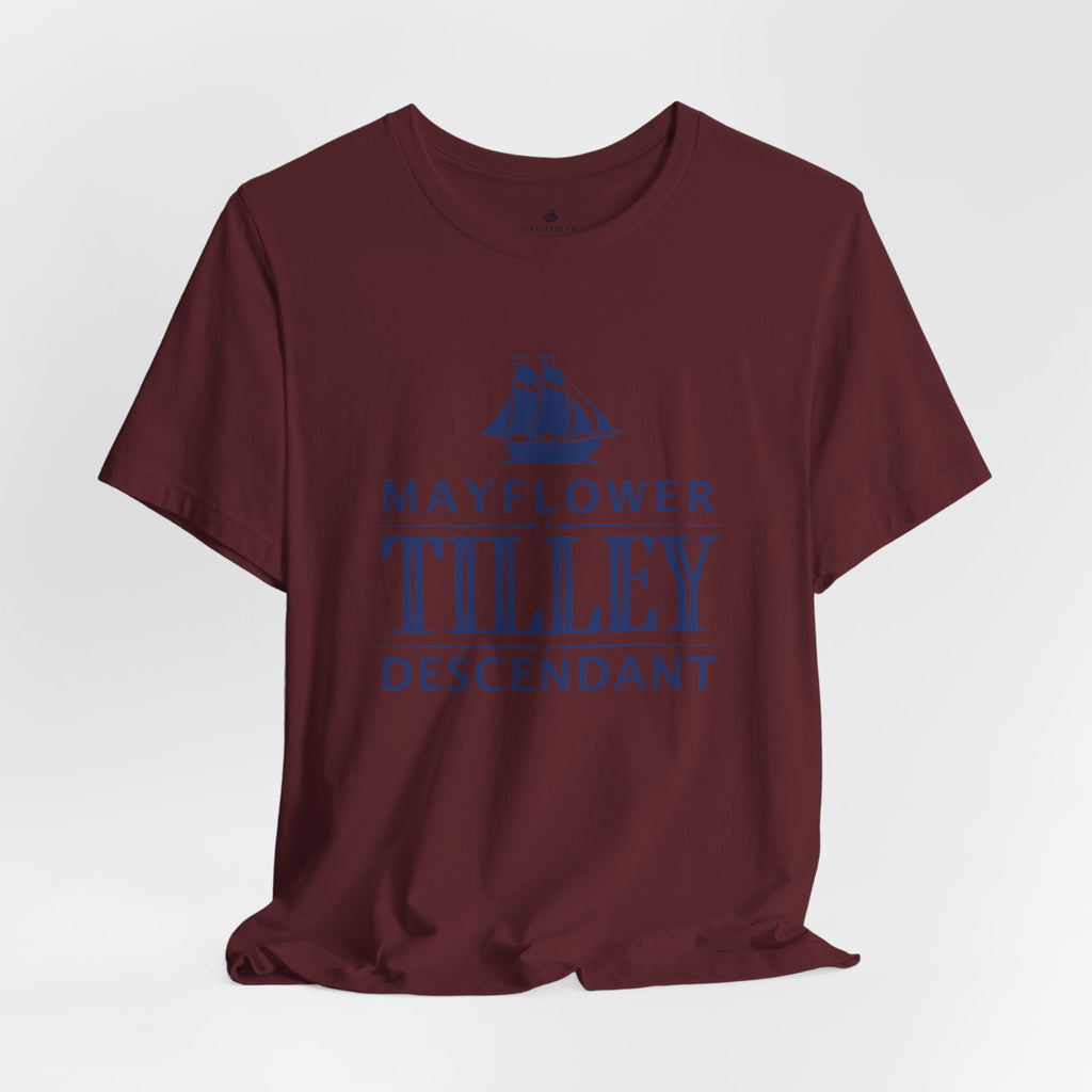 Tilley Mayflower Descendant T-Shirt | Family Heritage Tee