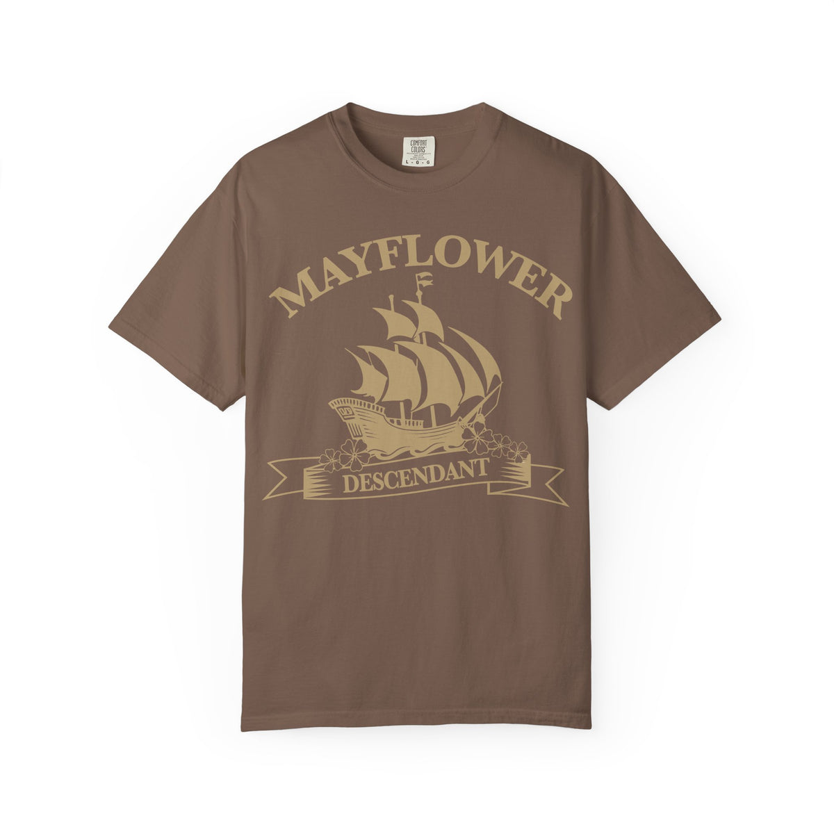 Mayflower Descendant T-Shirt | Pilgrim Ship Heritage Tee