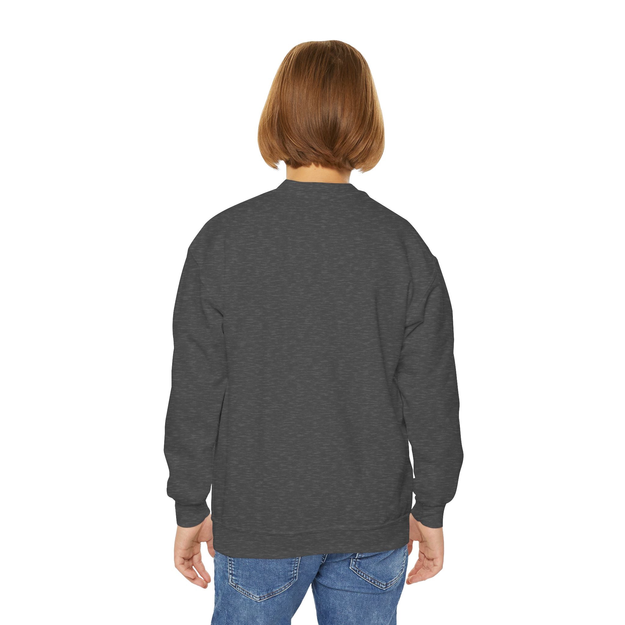 Youth Crewneck Sweatshirt — Proud Mayflower Descendant