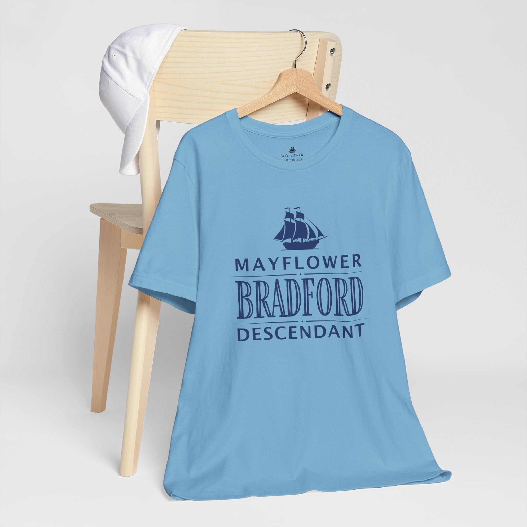 Bradford Mayflower Descendant T-Shirt | Family Heritage Tee