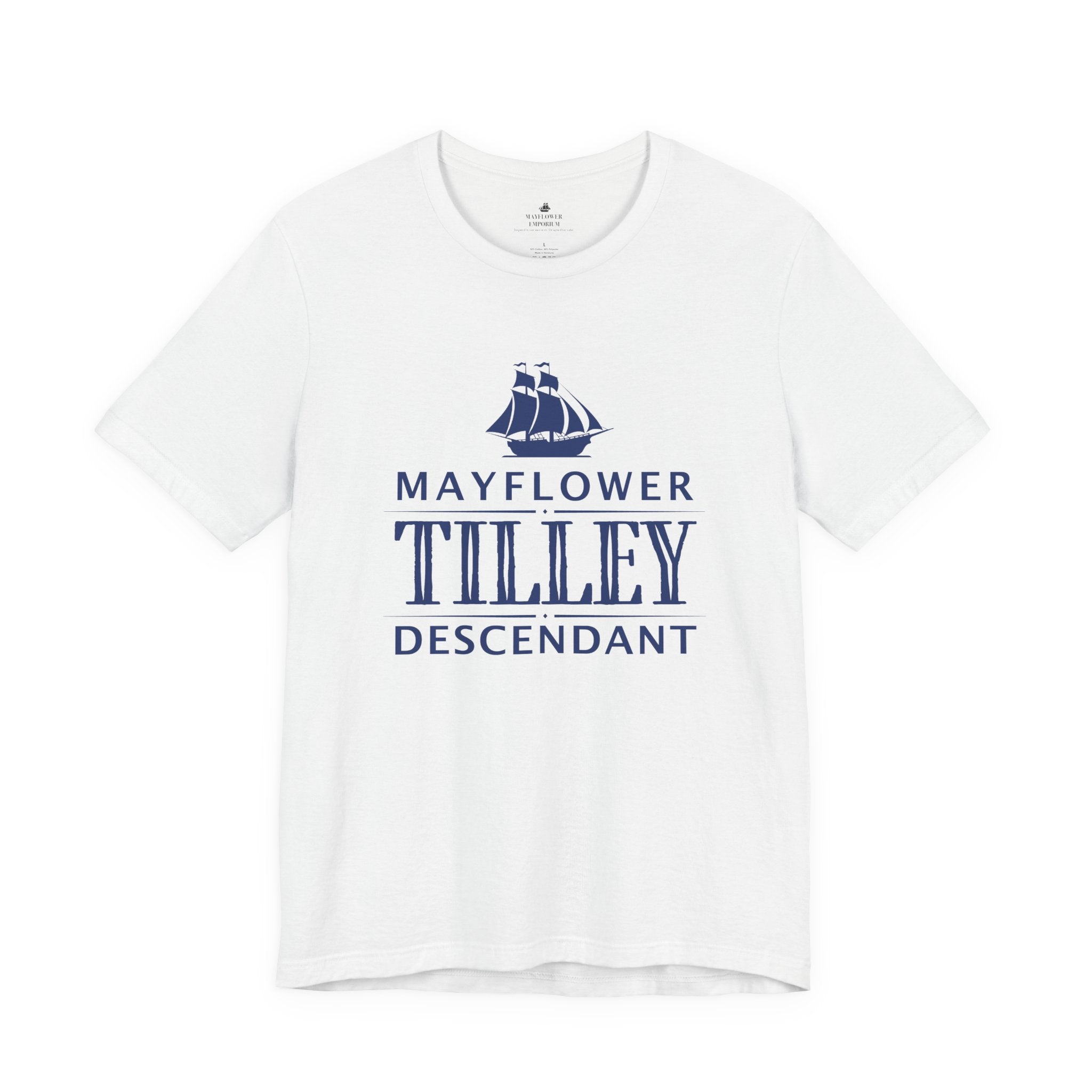 Tilley Mayflower Descendant T-Shirt | Family Heritage Tee