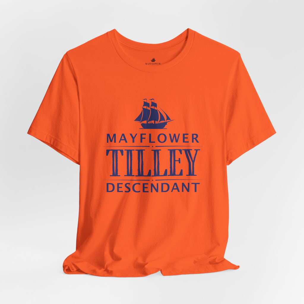 Tilley Mayflower Descendant T-Shirt | Family Heritage Tee