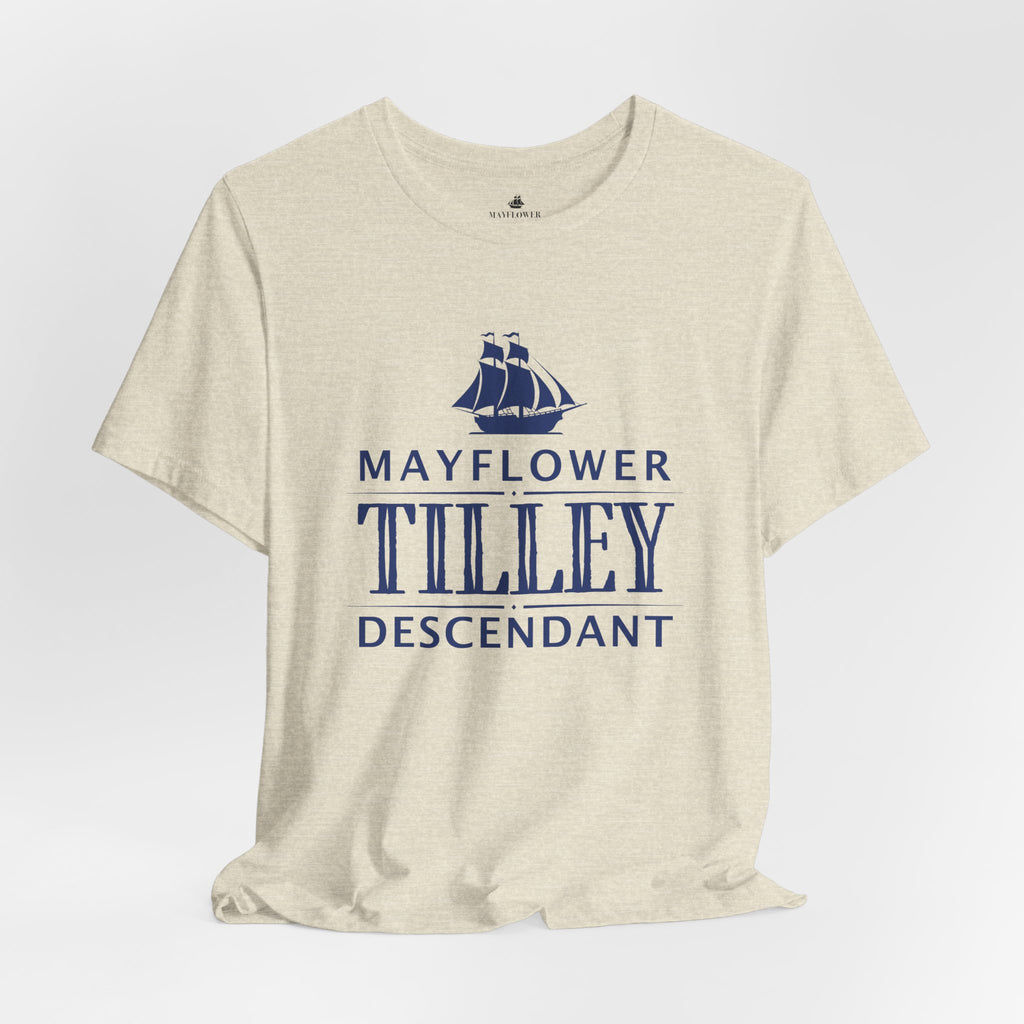 Tilley Mayflower Descendant T-Shirt | Family Heritage Tee
