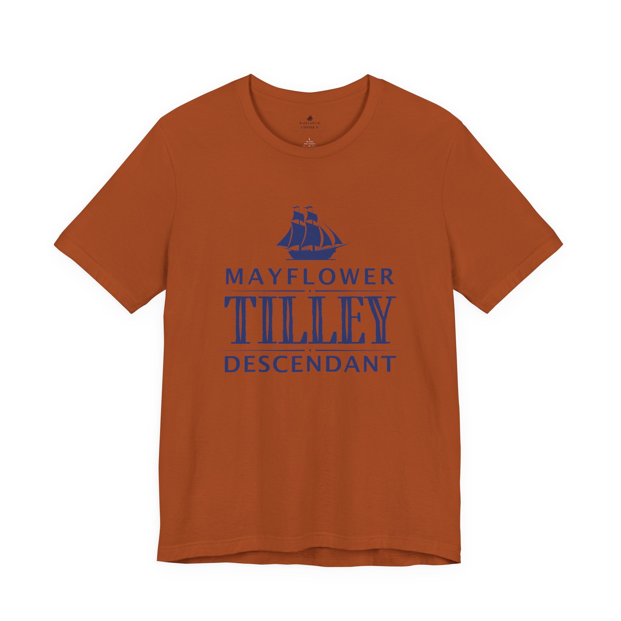 Tilley Mayflower Descendant T-Shirt | Family Heritage Tee