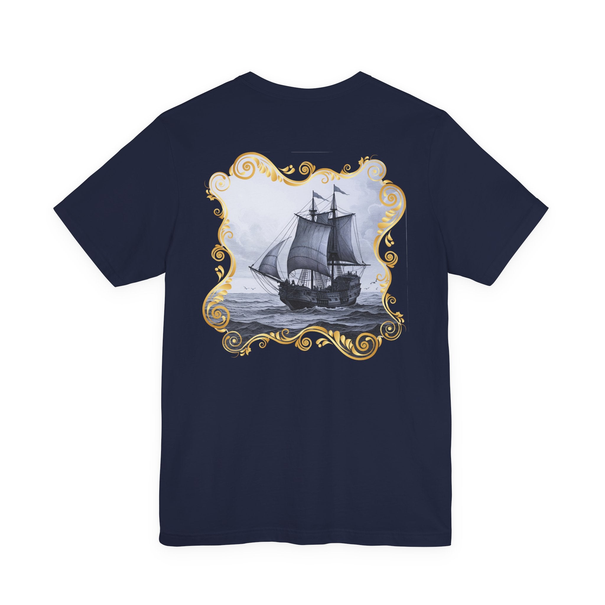 Mayflower Descendant T‑Shirt — Framed in Gold