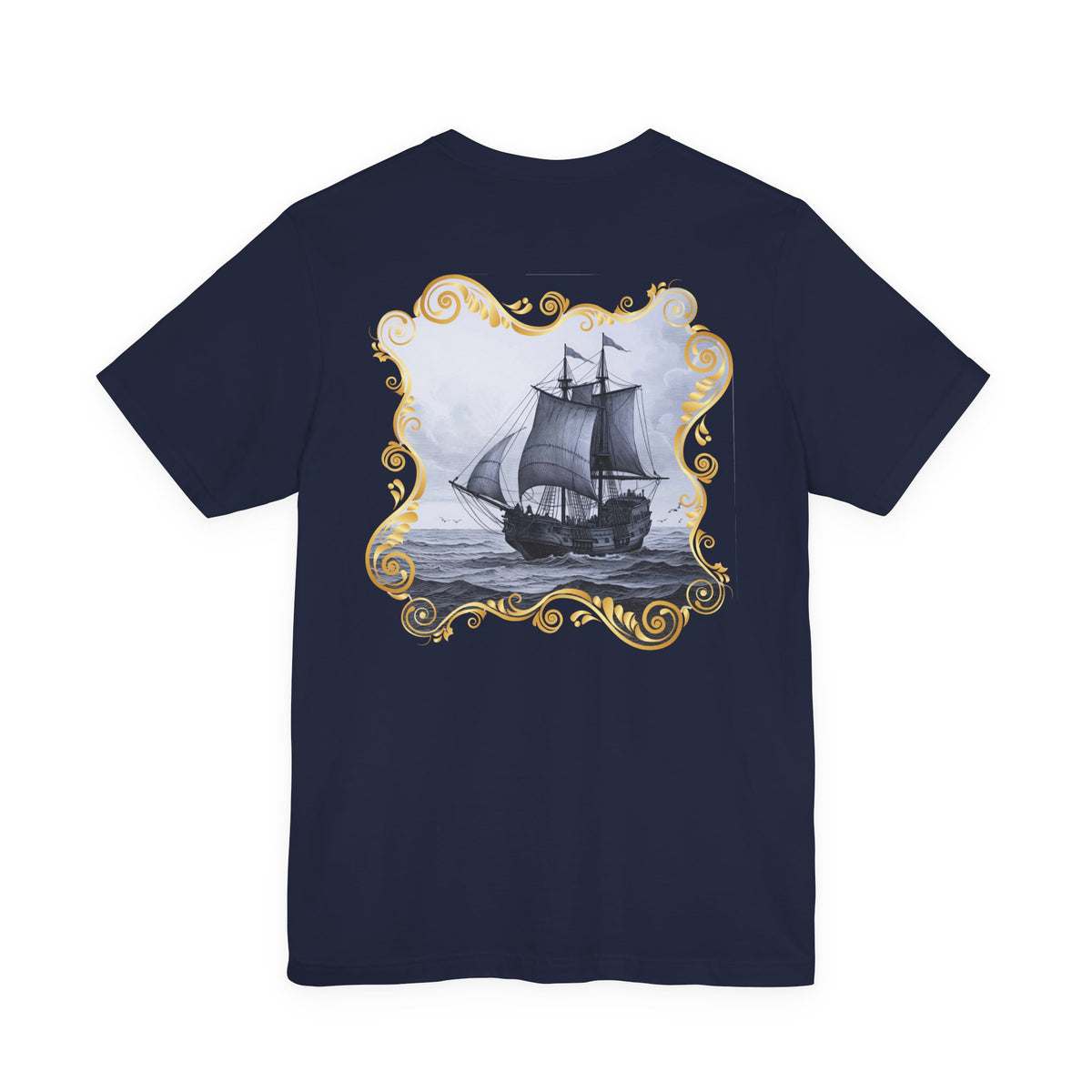 Mayflower Descendant "Framed in Gold" T‑Shirt — Extra Large Sizes