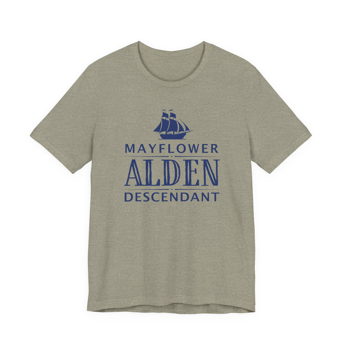 Alden Mayflower Descendant T-Shirt | Family Heritage Tee