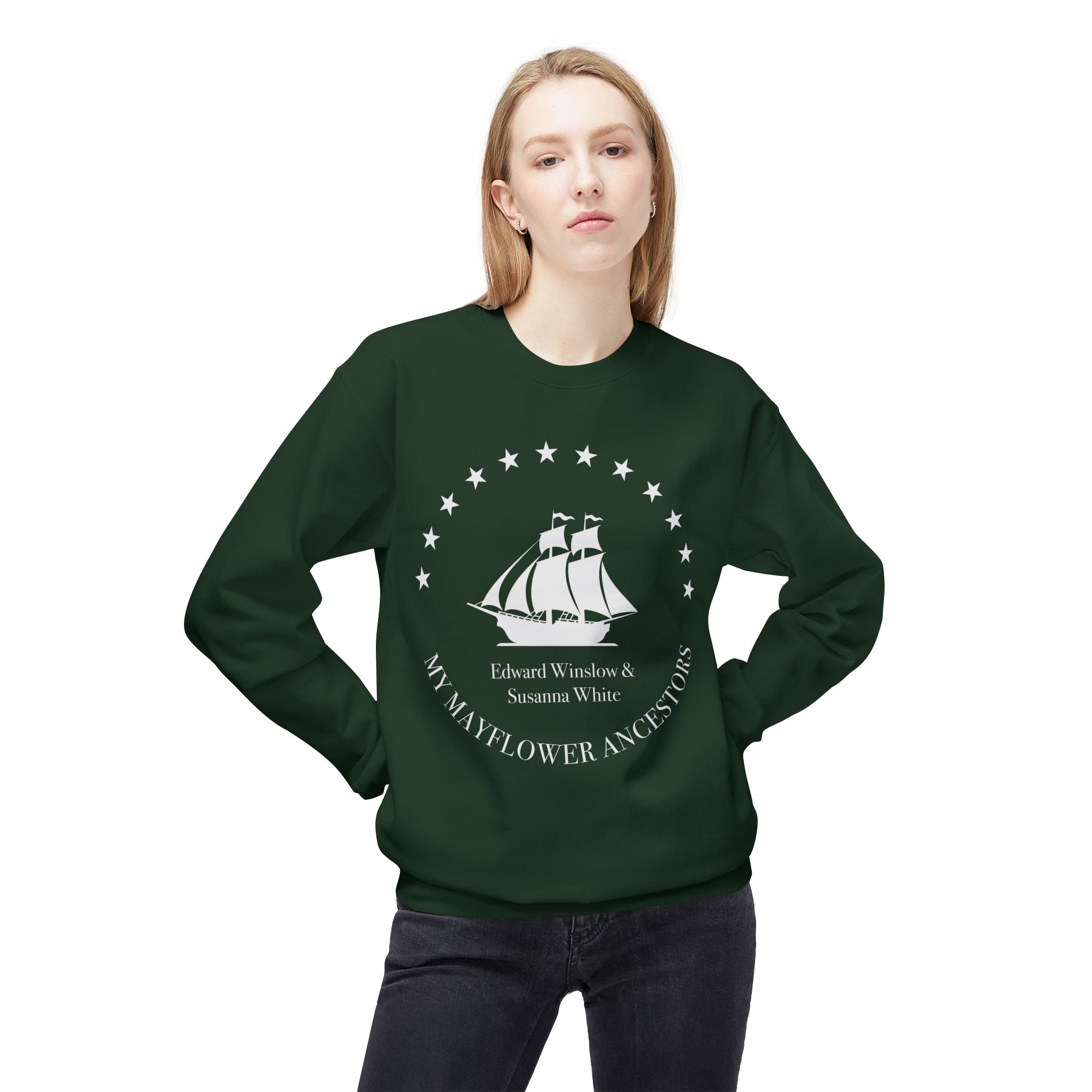 Mayflower Ancestors Sweatshirt — Winslow Descendant