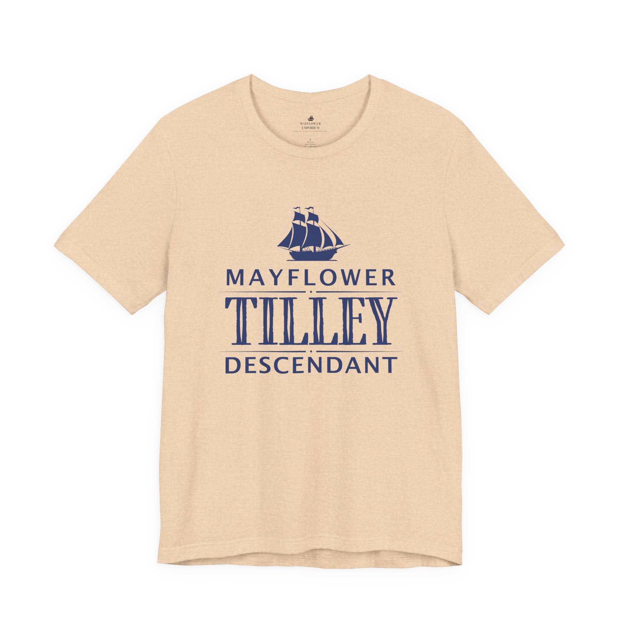 Tilley Mayflower Descendant T-Shirt | Family Heritage Tee