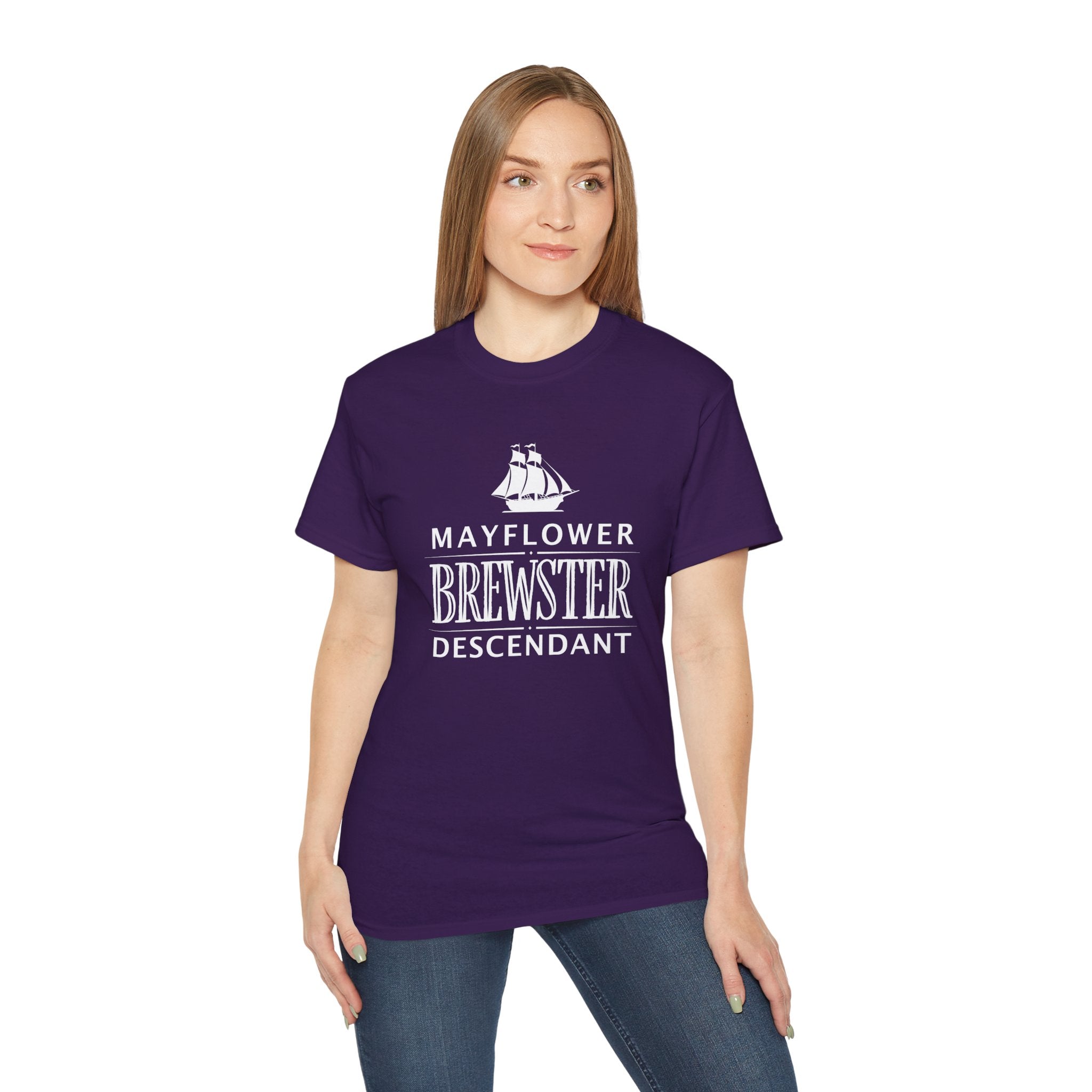 Brewster Descendant Dark T-Shirt | Mayflower Heritage Tee